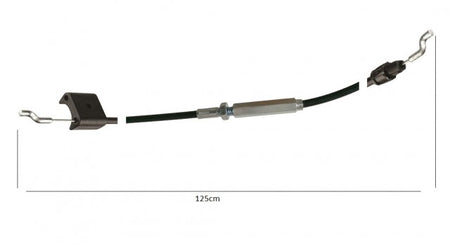 Cablu stop motocultor   masina de tuns gazonul 125cm (cu intinzator)