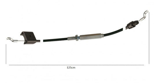 Cablu stop motocultor / masina de tuns gazonul 125cm (cu intinzator)