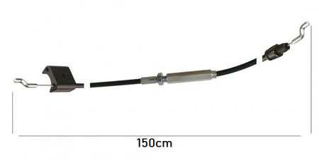 Cablu stop motocultor   masina de tuns gazonul 150cm (cu intinzator)