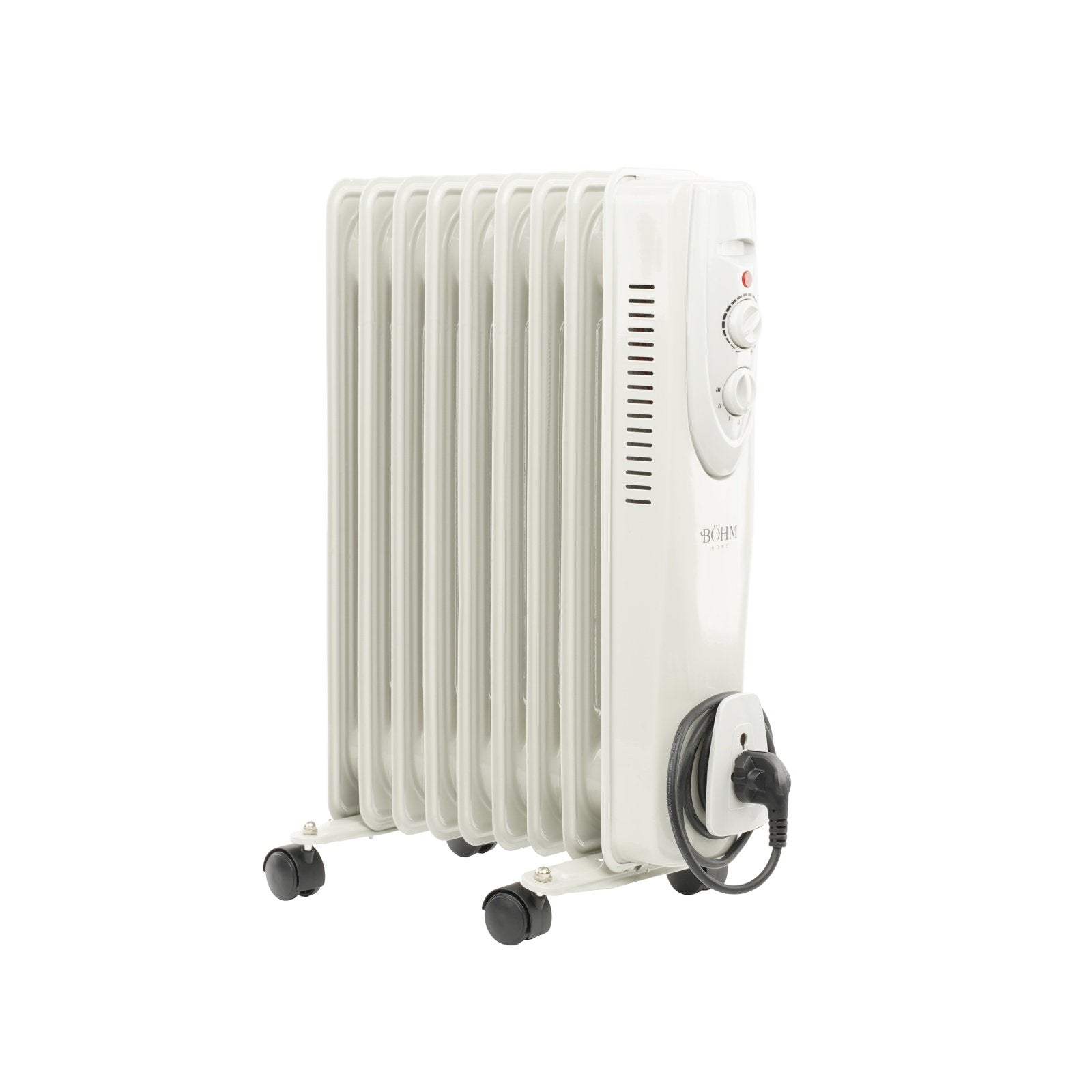 Calorifer electric cu ulei Bohm BOH-29, 2000W, 3 trepte putere, termostat reglabil, 8 elementi