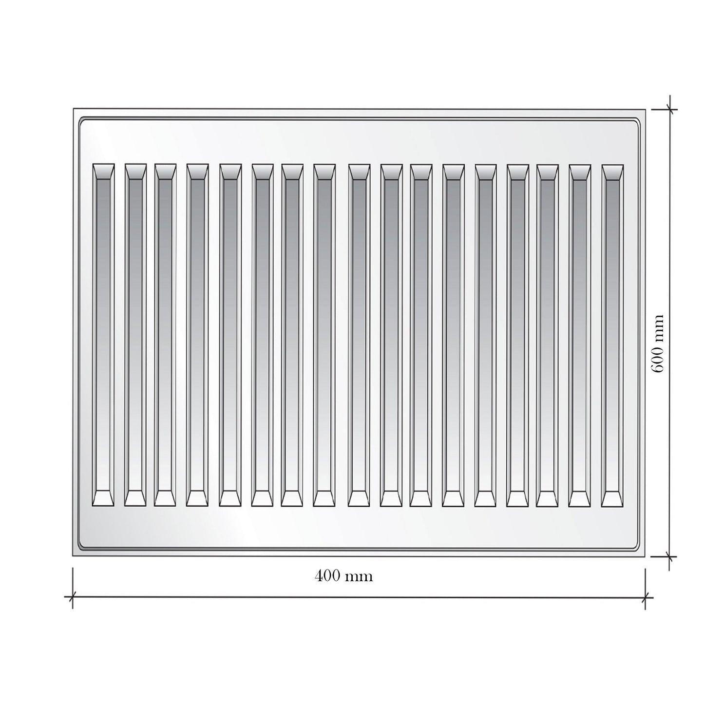 Radiator (calorifer) din otel Tip 22 600x400 Fornello