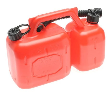 Canistra dubla combustibil si ulei, 5 L plus 2 L
