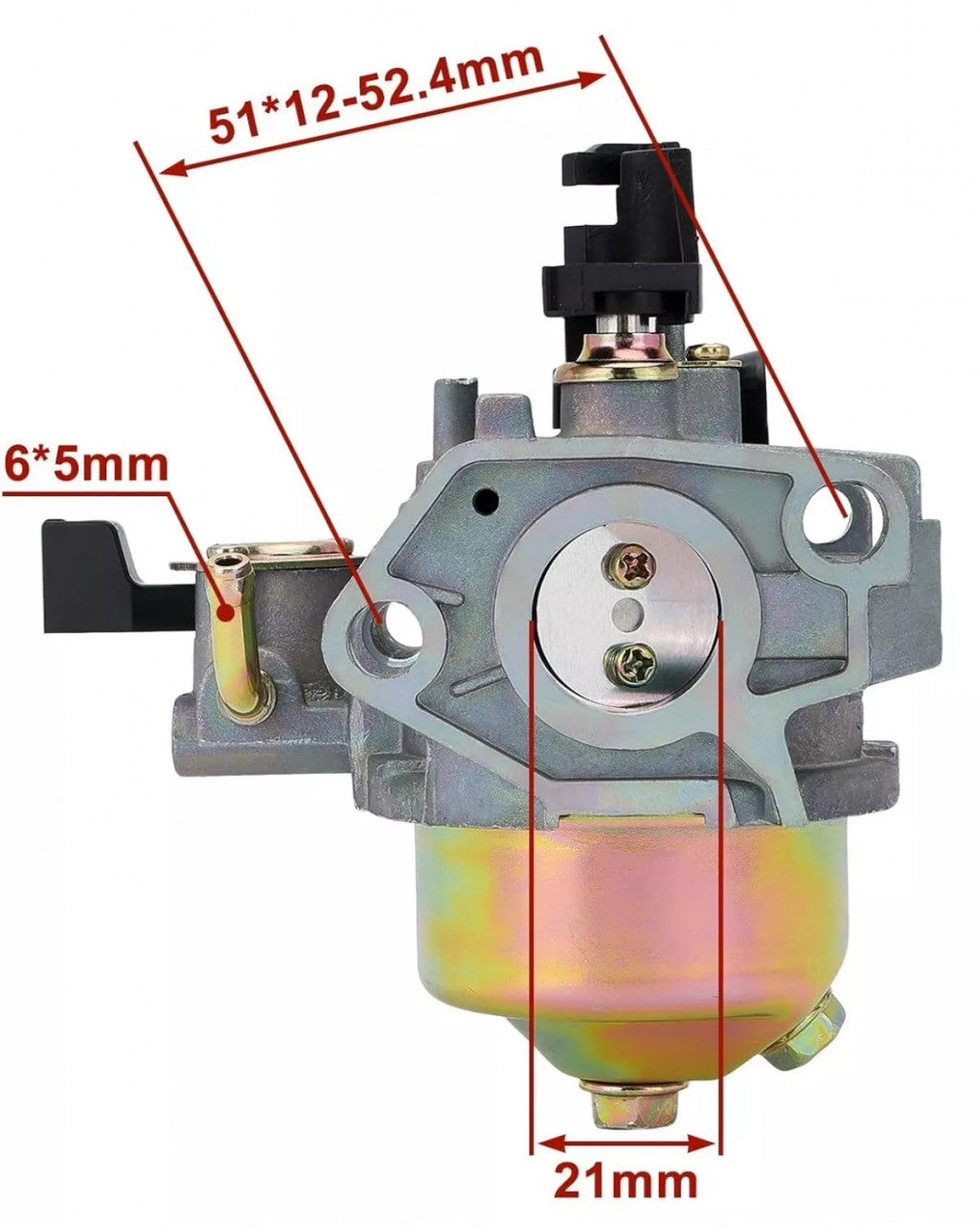 Carburator compatibil Honda GX270, Zongshen 177F - vedere 2