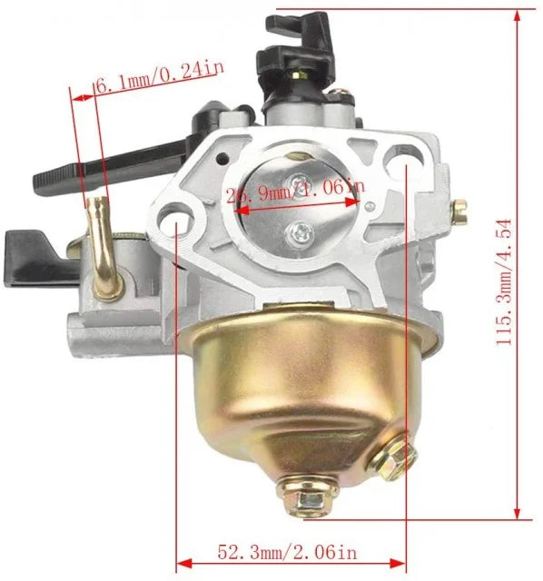 Carburator compatibil Honda GX 390, 13HP (cu robinet de benzina) 390 / 13HP