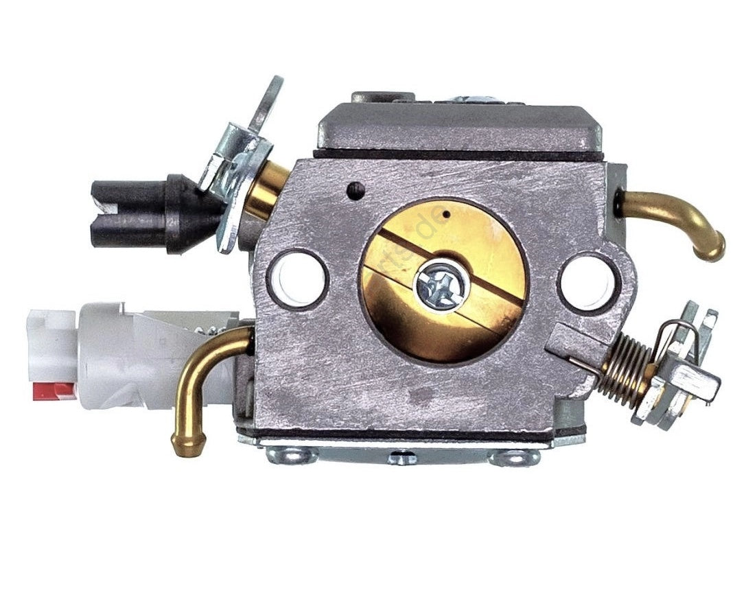 Carburator pentru drujba Husqvarna 340, 345, 350, 353 (cu pompita, cu 2 tevi)