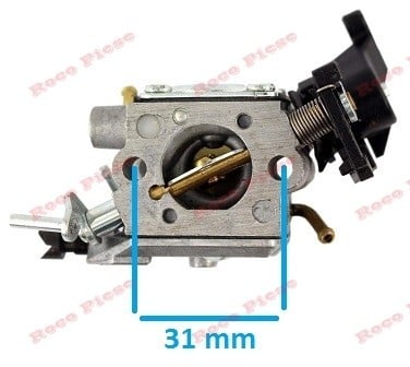 Carburator pentru drujba Husqvarna 445, 450 (cal. 2) - model simplu - vedere 4