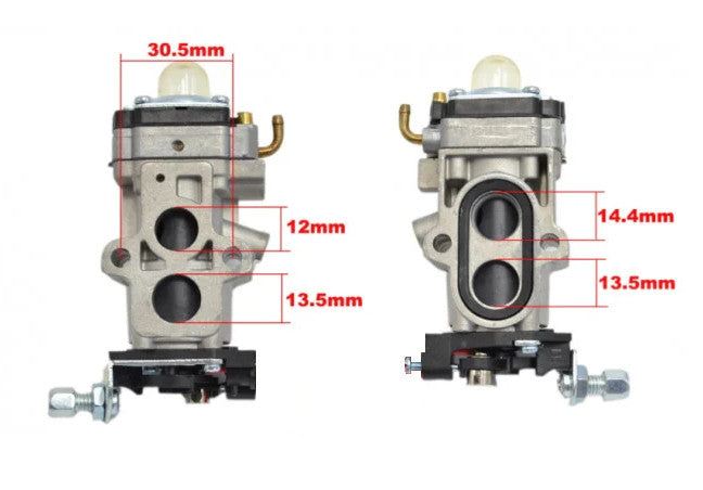 Carburator pentru motocoasa Kawasaki TJ45, KBL45B - vedere 4