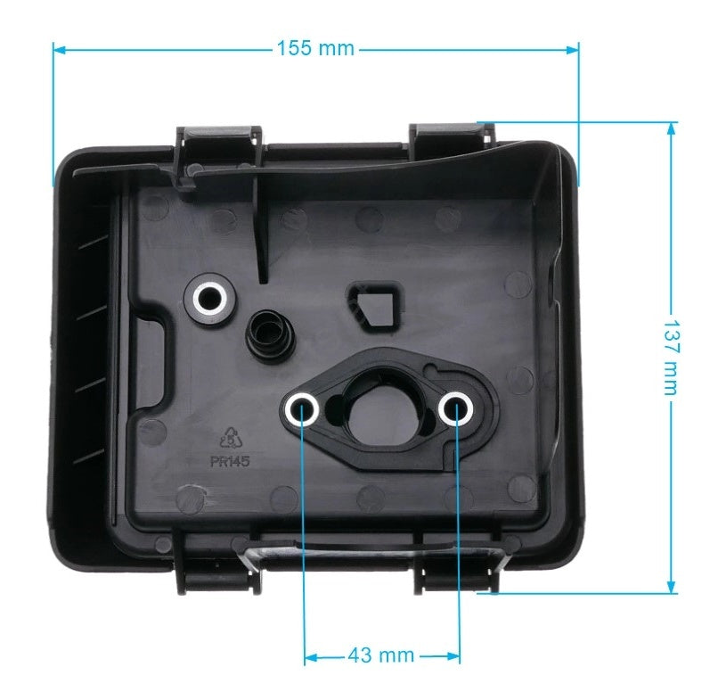 Carcasa filtru aer compatibila motor HONDA GCV135/160, Ruris R550h, R650h - vedere 6