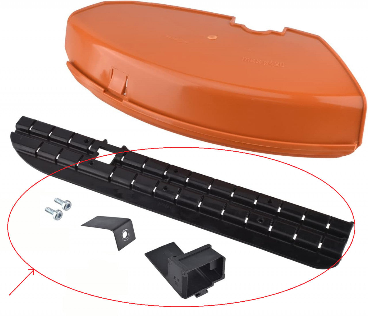 Carcasa protectie motocoasa Stihl FS120 FS200 FS300 - componente incluse