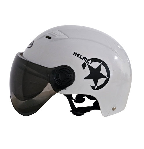 Casca protectie trotineta Alb lucios
