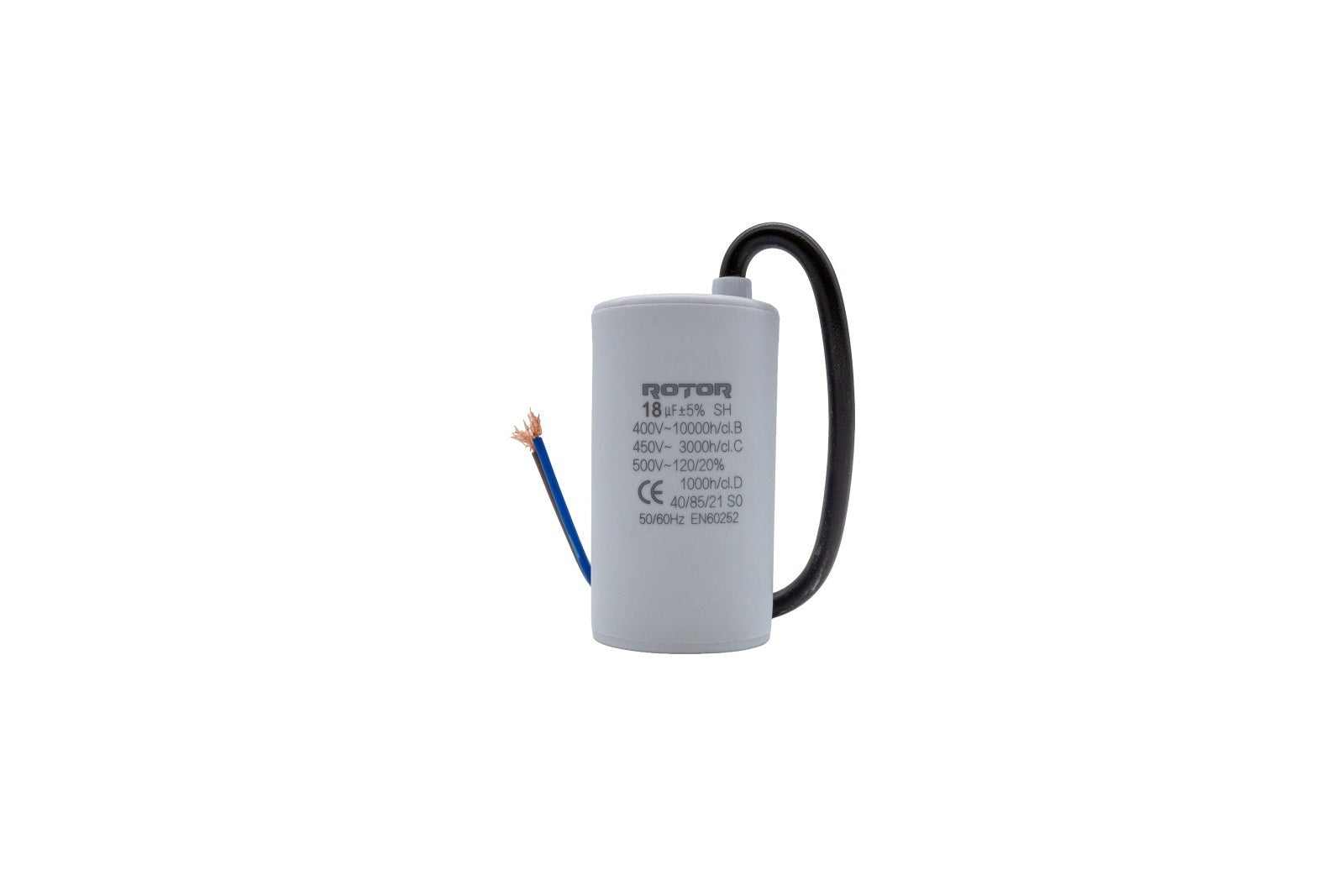 CBB60 Condensator cu fire 18µF 35x62 mm 450V ROTOR