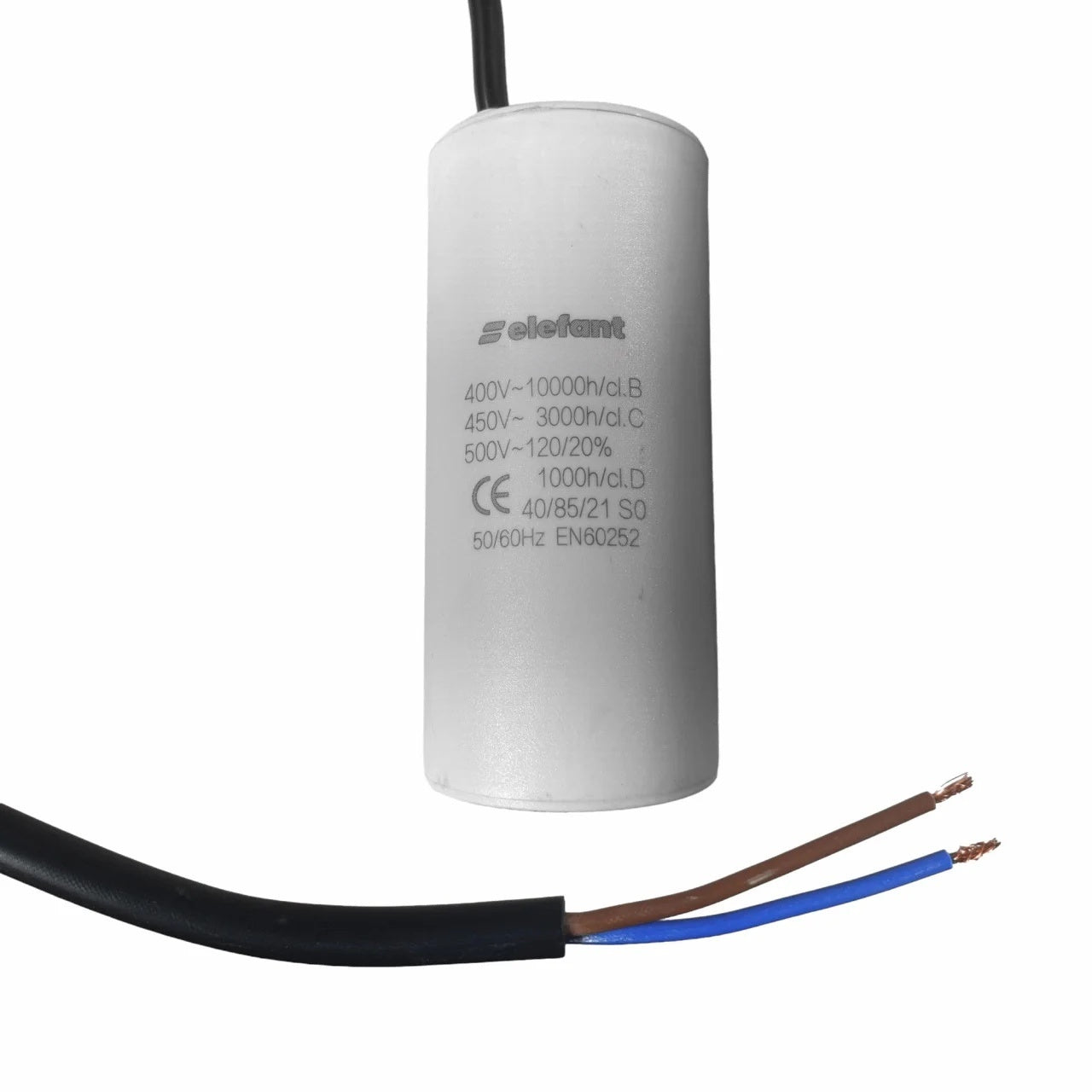CBB60 Condensator cu fire 18µF 35x62mm 450V ELEFANT