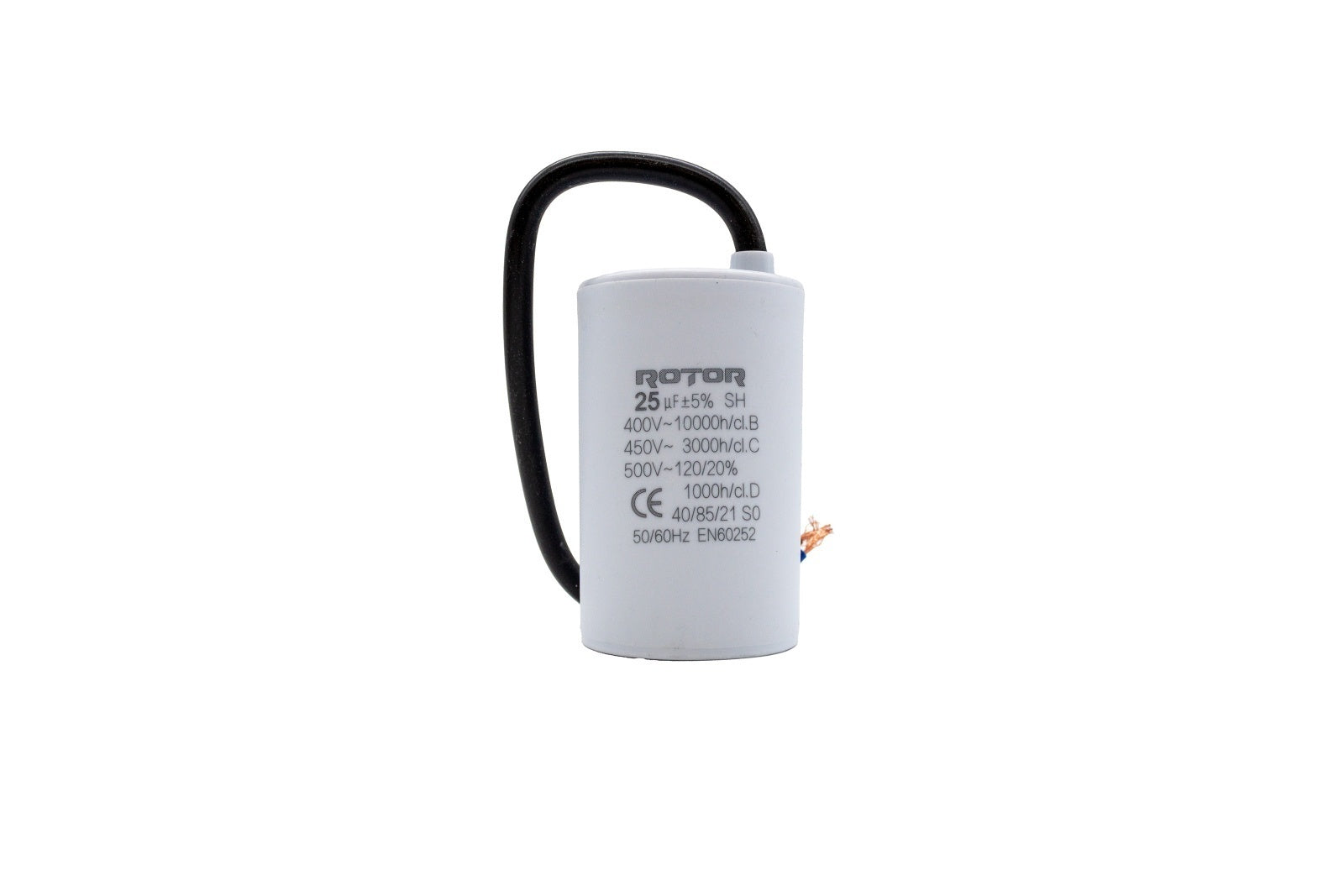 CBB60 Condensator cu fire 25µF 45x72 mm 450V ROTOR