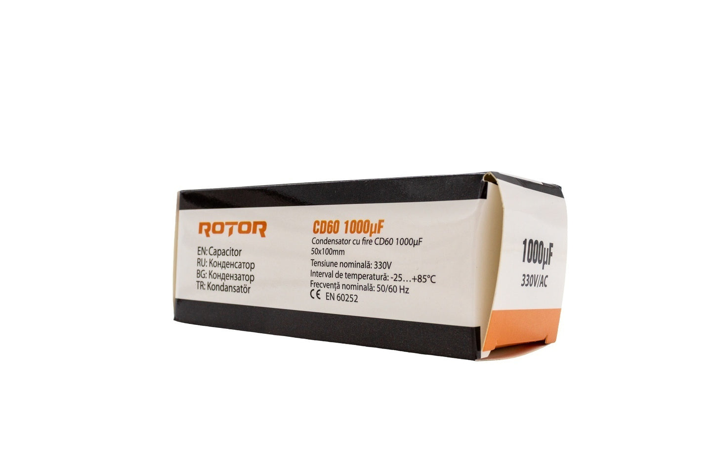 CD60 Condensator cu fire 1000µF 50x100 mm 330V ROTOR
