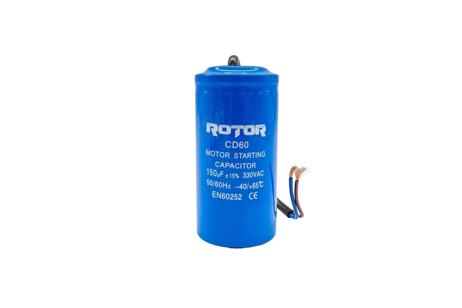 CD60 Condensator cu fire 150µF 50x100 mm 330V ROTOR