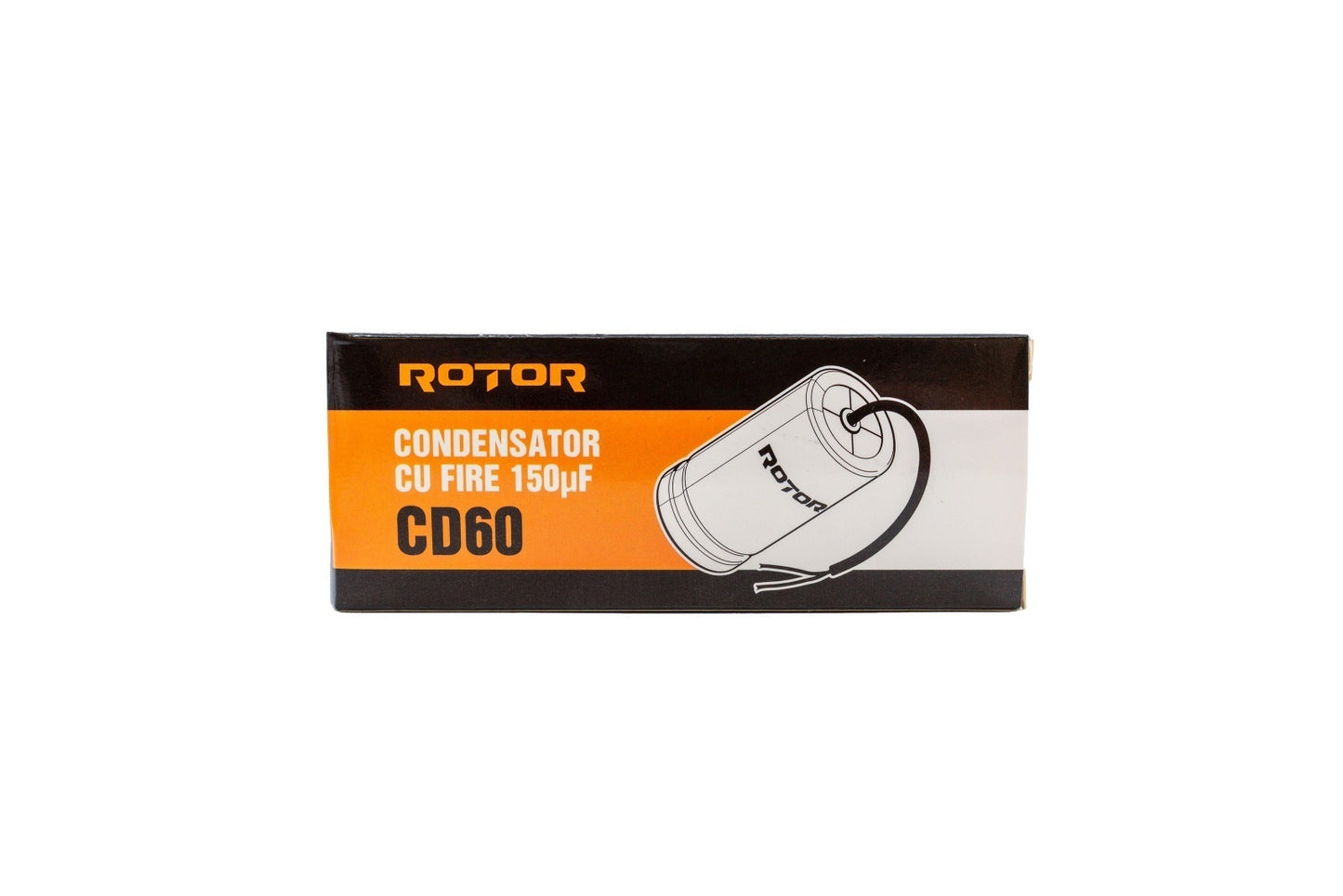 CD60 Condensator cu fire 150µF 50x100 mm 330V ROTOR