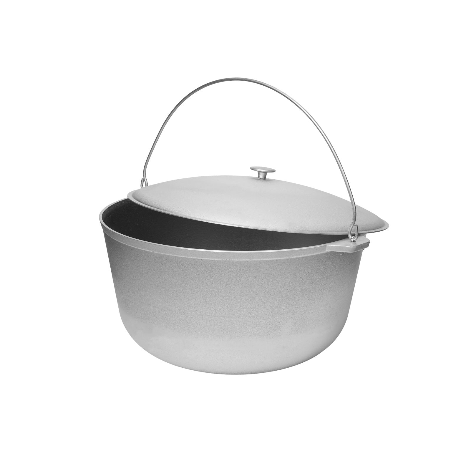 Ceaun din aluminiu alimentar cu capac, capacitate 40 litri ROTOR