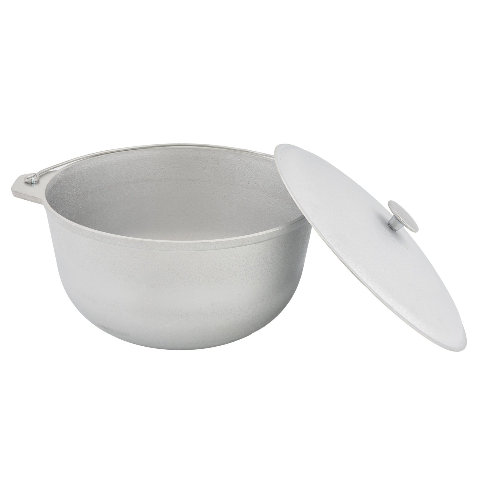 Ceaun tuci aluminiu alimentar cu capac, capacitate 10 litri ROTOR