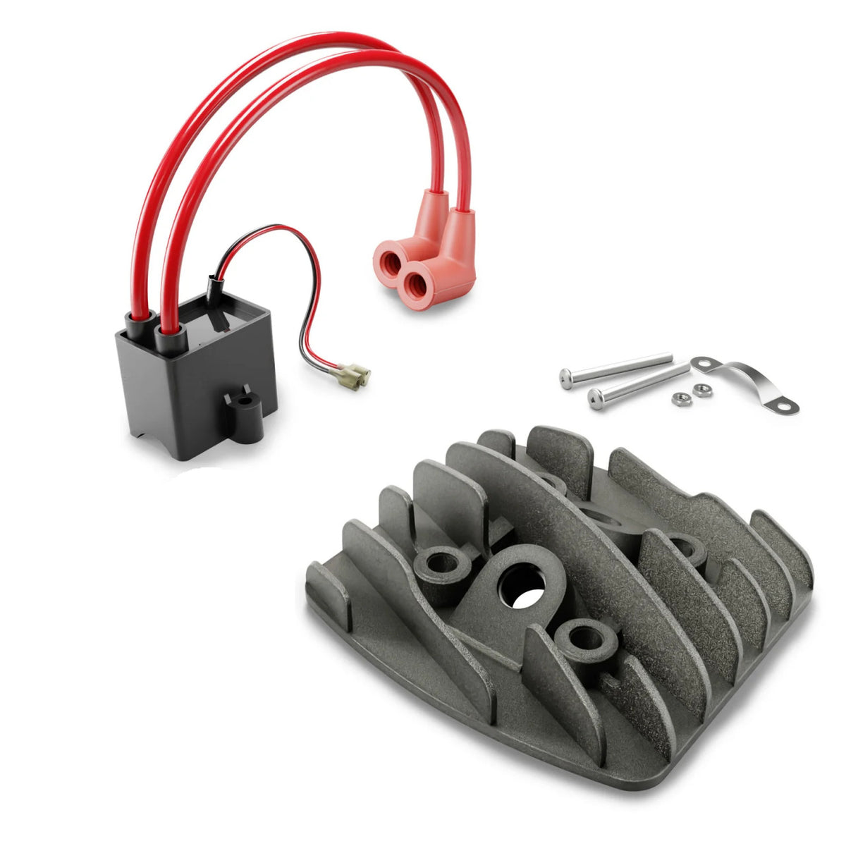 Kit chiulasa si aprindere tuning motor bicicleta 2T 100cc