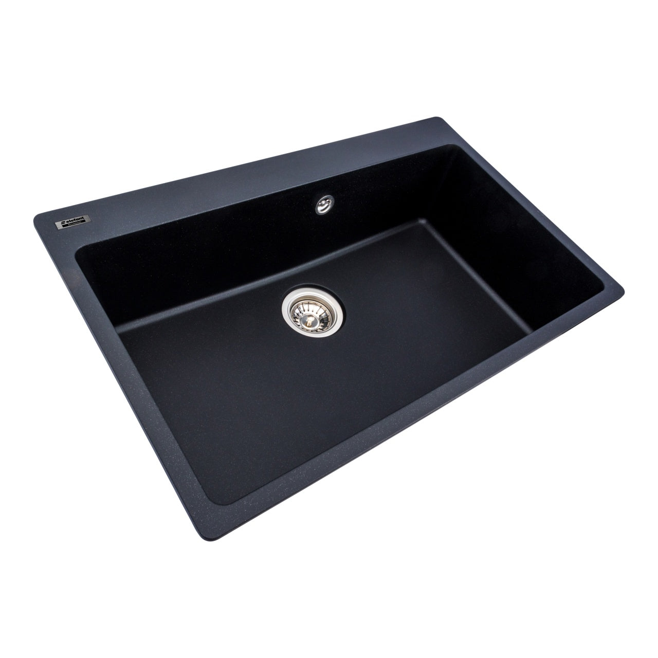 Chiuveta Bucatarie Granit Elefant Premium Bogema 7850, 780x500mm, negru metalic - detaliu 3