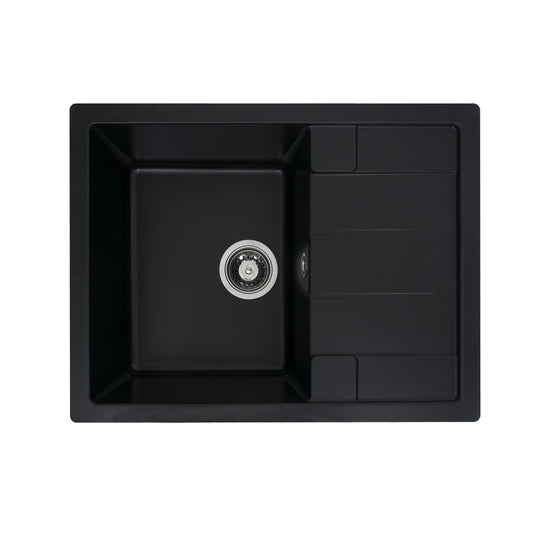 Chiuveta Bucatarie Granit Elefant Premium Intenso, 465x340mm, negru - imagine produs