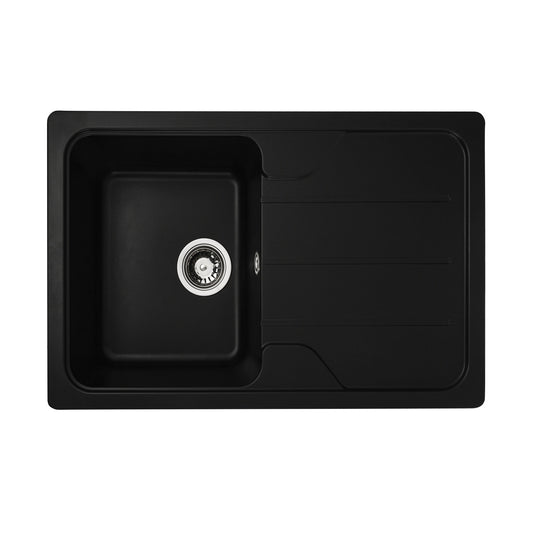 Chiuveta Bucatarie Granit Elefant Premium Verona 7850, 775x495mm, negru - imagine produs