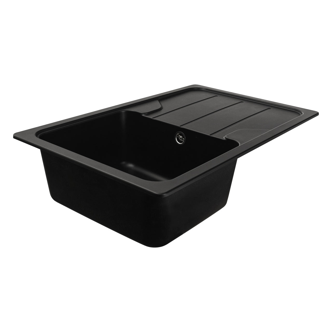 Chiuveta Bucatarie Granit Elefant Premium Verona 7850, 775x495mm, negru - detaliu 5