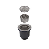Chiuveta Bucatarie Inox SUS304 Bohm BH6050B, 600x500mm, nano black - detaliu 5