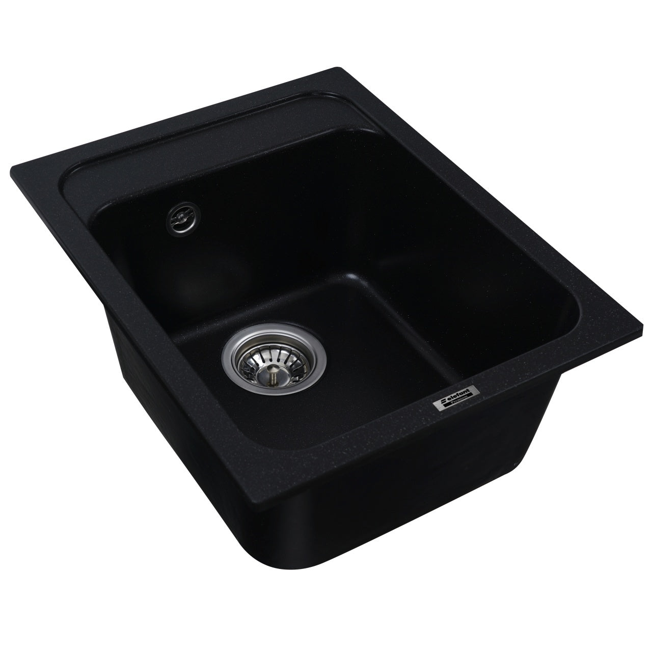 Chiuveta de bucătărie Elefant Premium Korrado , Negru metalic 497x398 mm