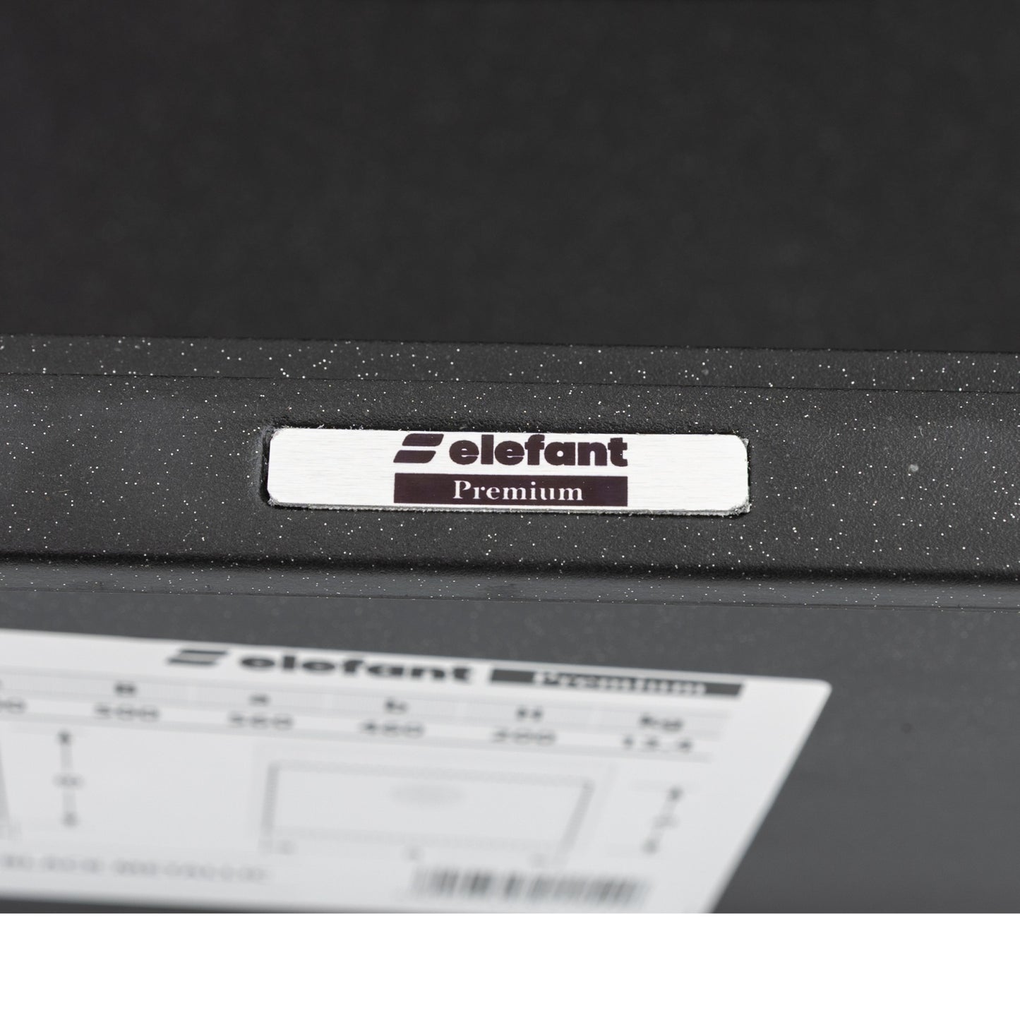 Chiuveta de bucatarie Elefant Premium SHERLIT, Negru metalic 600x500 mm
