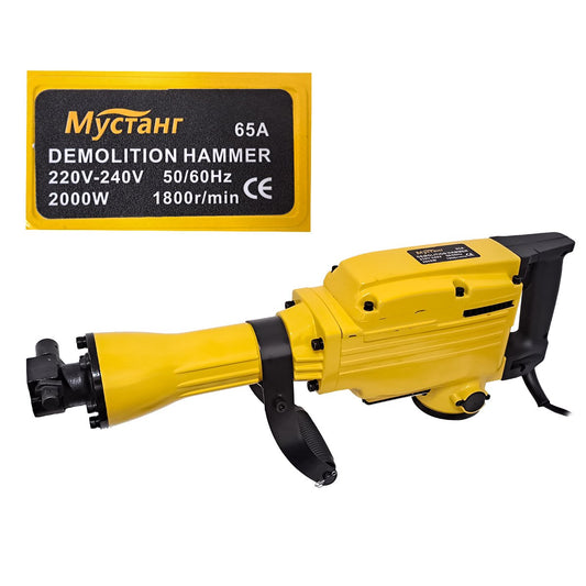 Ciocan Rotopercutor Demolator Mustang Profesional, 2000 W, 1200 BPM, 42 J, 30 mm