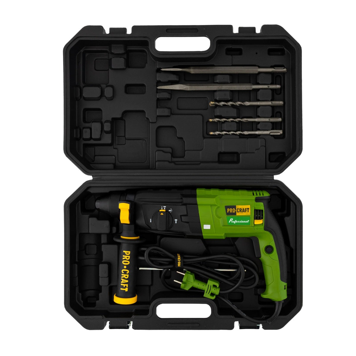 Ciocan rotopercutor Procraft BH-1400, 790W, SDS+, 26 mm, 900 RPM, 3 functii