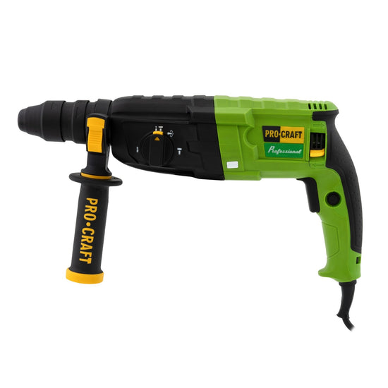 Ciocan rotopercutor Procraft BH1400DFR, 790W, 3J, 900 RPM, 4000 BPM, SDS+ si mandrina rapida