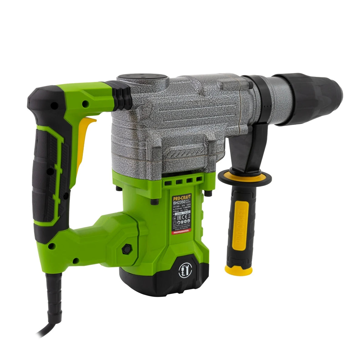Ciocan rotopercutor Procraft BH2350, 1600W, 9J, 3850 bpm, SDS MAX, 550 rpm