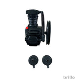 Pompa compresor aer 2 pistoane 65mm, 250L/min, 10 Bar, rezervor 50-150L