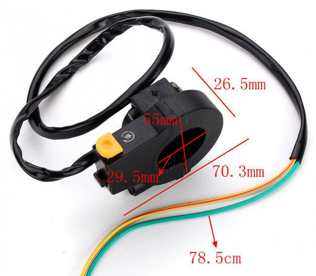 Comutator pornire kit motor bicicleta (2 timpi)