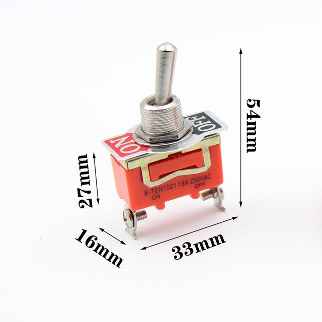Comutator simplu 15A 250V (2 papuci)