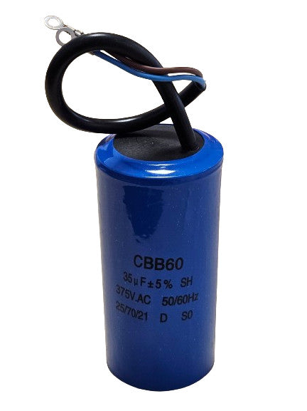 Condensator motor electric CBB60, 35 uF, 375 V AC, 50/60 Hz