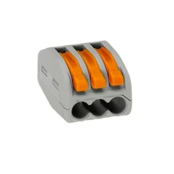 Conector Doza FLOW, 3 poli, 0.25-4 mm, set 10 buc