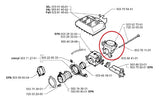 Conector pentru drujba filtru aer drujba Husqvarna 362, 365, 371, 372 - vedere 4