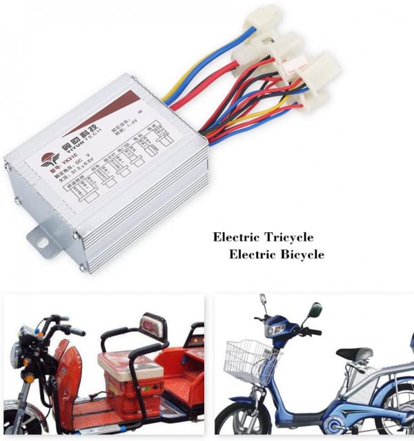 Controller bicicleta electrica 36V 500w (motor cu perii) - vedere 2