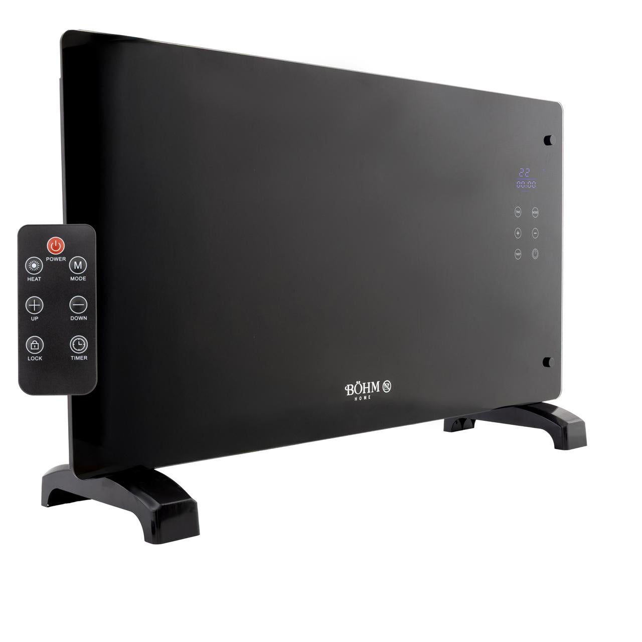 Convector Panou Sticla Bohm BH04, 2000W, display si telecomanda - imagine produs