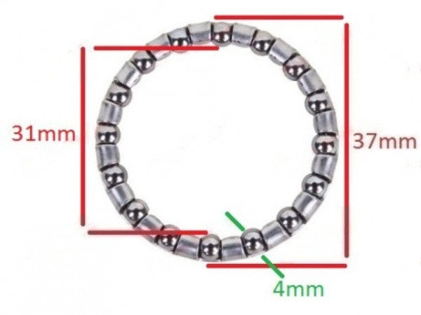 Coronita bicicleta 37x31mm O 4mm