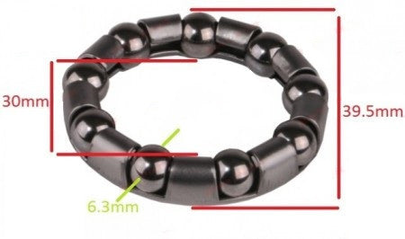 Coronita bicicleta 39.5 x 30mm O 6.3mm