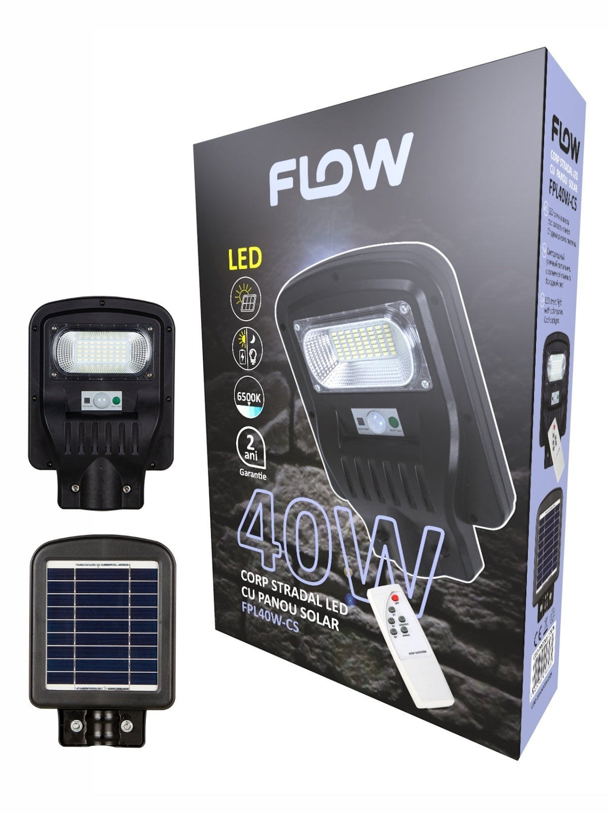 Corp Stradal LED Solar Flow FPL40W-CS, 40W, 6500K