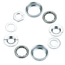 Set cuvete pedalier BMX & Freestyle, 41.5 mm, filet UN24T, finisaj cromat
