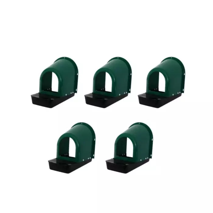 Set 5 cuibare gaini ZEP NG07, plastic rezistent, montaj pe perete