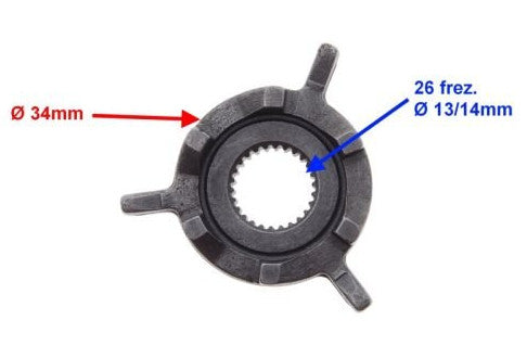 Cuplaj variator scuter 4T 50-80cc