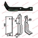 Cutit Motocultor 185mm X 30mm (stanga) AGRIA 185mm / 30mm
