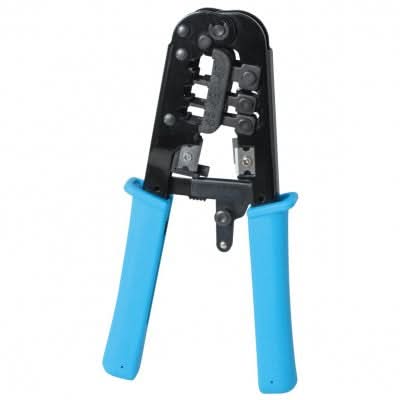 Cleste sertizat mufe telefon TW 4-6, 210 mm, pentru fise 4/4, 6/6, 8/8, dezizolare automata